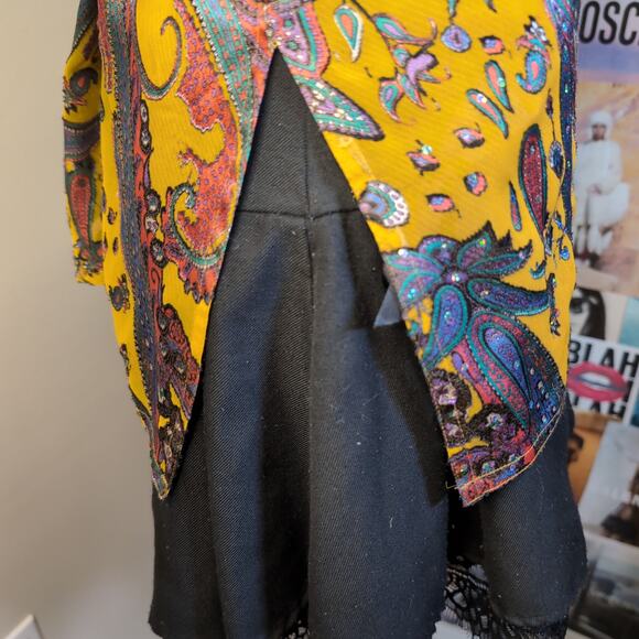 Vintage Whimsygoth Velvet Top - Picture 5 of 7